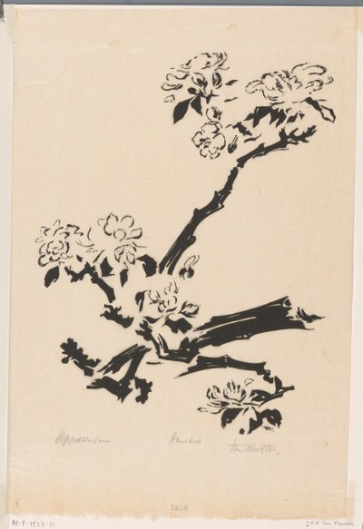 Appelbloesem (título original del objeto) de Johannes Frederik Engelbert ten Klooster (signed by artist)