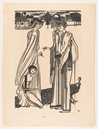 De aalmoes (título original en el objeto) de Johannes Frederik Engelbert ten Klooster (signed by artist)