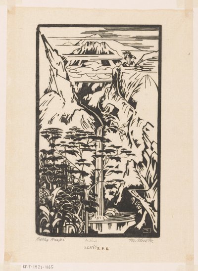 Helling Merapi (título original del objeto) de Johannes Frederik Engelbert ten Klooster (signed by artist)
