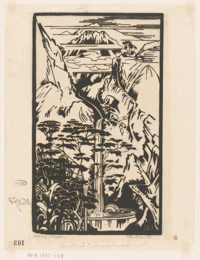 Helling Merapi (título original del objeto) de Johannes Frederik Engelbert ten Klooster (signed by artist)