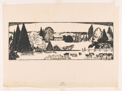 Paisaje en el sur de Limburgo (título original del objeto)
Vroenhof (título en el objeto) de Johannes Frederik Engelbert ten Klooster (signed by artist)