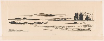 Riviermonding N. N. Guinea (título original del objeto) de Johannes Frederik Engelbert ten Klooster (signed by artist)