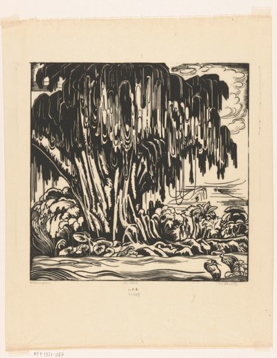 Waringin (título original del objeto) de Johannes Frederik Engelbert ten Klooster (signed by artist)