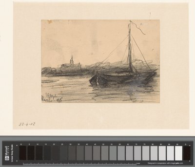 Vista de Haarlem desde el agua de Johannes Gijsbert Vogel