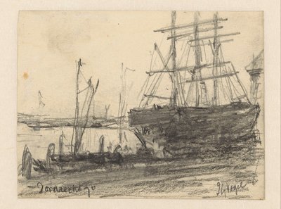 Barcos para Dordrecht de Johannes Gijsbert Vogel