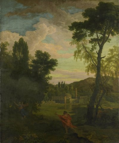 Paisaje arcádico con Júpiter e Io de Johannes Glauber