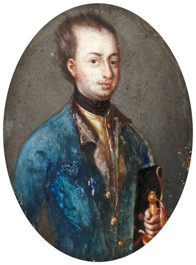 Retrato del Rey Carlos XII de Suecia 1682-1718 de Johannes Heinrich Möller