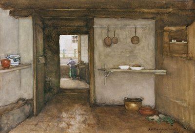 Interior de Cocina, c.1899 de Johannes Hendrik Weissenbruch