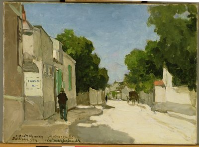 Casa de Millet en Barbizon, 1900 de Johannes Hendrik Weissenbruch
