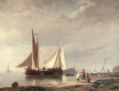 Escena del Puerto de Johannes Hermann Barend Koekkoek