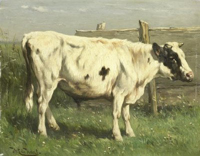 Toro joven de Johannes Hubertus Leonardus de Haas
