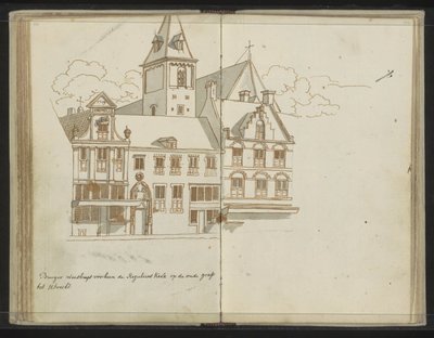 Orfanato civil en Oudegracht en Utrecht de Johannes Huibert Prins