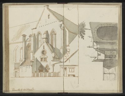 Iglesia vecina en Utrecht de Johannes Huibert Prins
