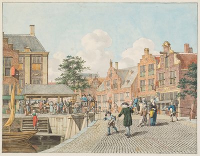 Vista urbana holandesa de Johannes Huibert Prins