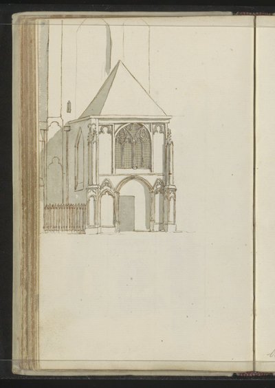 Iglesia vieja en Delft de Johannes Huibert Prins