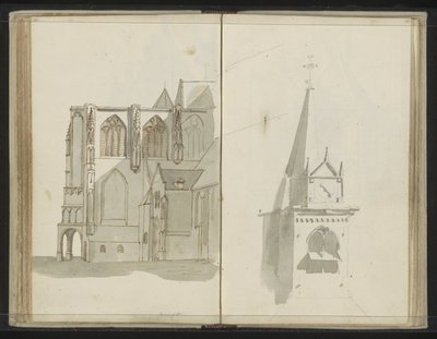 Iglesia vieja en Delft de Johannes Huibert Prins