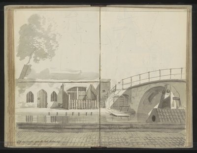 Weesbrug sobre el Oudegracht en Utrecht de Johannes Huibert Prins