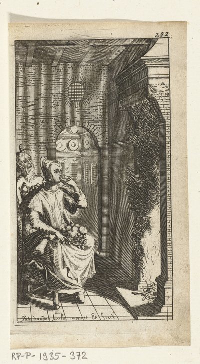 El diablo sabroso
Ilustración del libro de Simon de Vries, Siete Duyvelen reinando y sirviendo a los Hedendaeghsche Dienstmaegden, Amsterdam, 1682 de Johannes Jacobsz van den Aveele