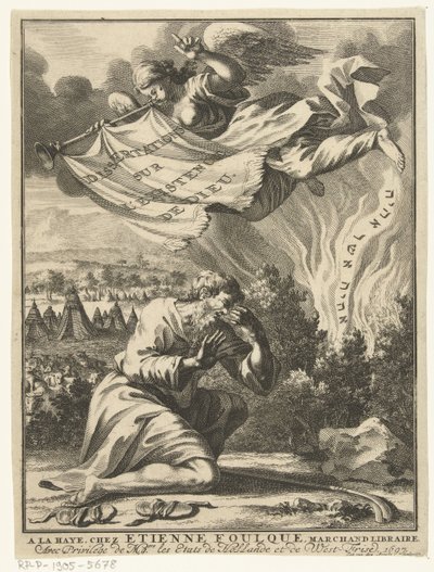 Moisés en la Zarza Ardiente Portada de Isaac Jaquelot, Dissertations sur l