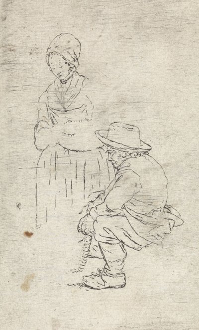 Granjero y esposa de granjero de Johannes Janson (possibly)