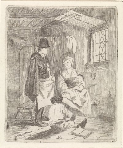 familia en interior de Johannes Janson (possibly)