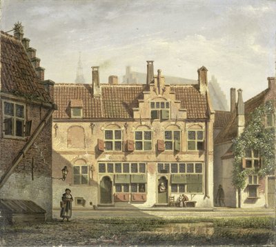 Una calle de Amersfoort de Johannes Jelgerhuis