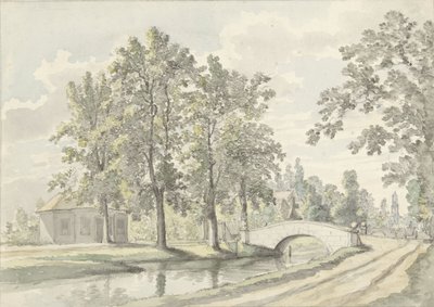 Vista de la calle Biltstraat en las afueras de Utrecht de Johannes Jelgerhuis