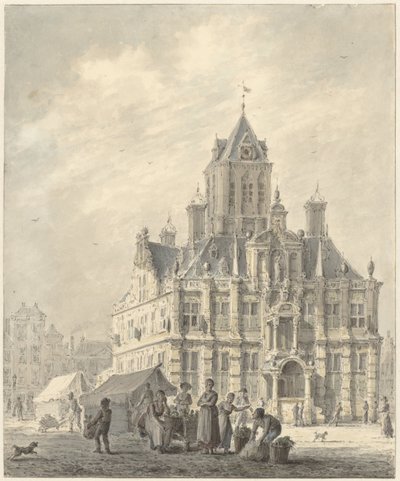Ayuntamiento de Delft de Johannes Jelgerhuis