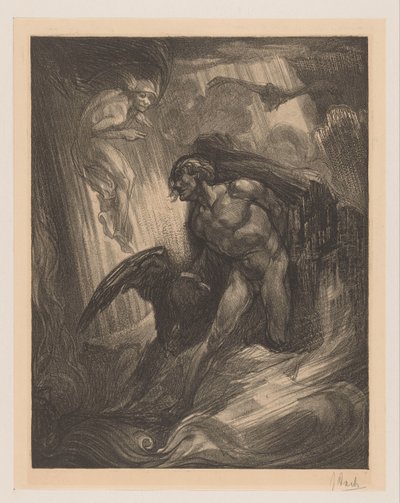 La tortura de Prometeo de Johannes Josephus Aarts (signed by artist)