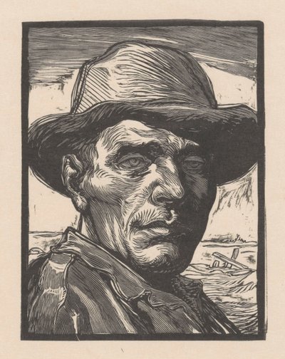 Retrato de un hombre desconocido de Johannes Josephus Aarts (signed by artist)