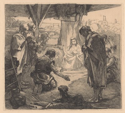 Adoración de los pastores de Johannes Josephus Aarts