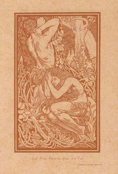Adán y Eva después de la caída
Nuestros primeros padres después de la caída (título en el objeto) de Johannes Josephus Aarts
