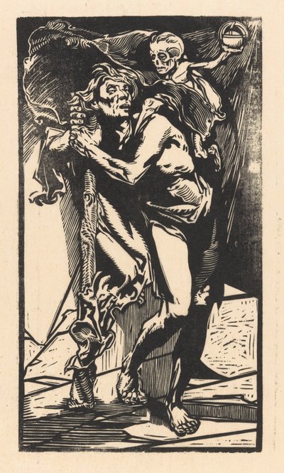 Hombre con la muerte a cuestas de Johannes Josephus Aarts