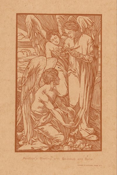 Ontmoeting van Apollion met Belzebub en Belial
Encuentro de Apollion con Belzebub y Belial (título en el objeto) de Johannes Josephus Aarts