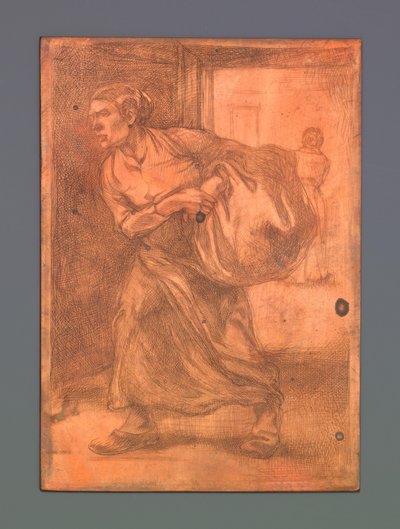 Mujer lleva un fardo de Johannes Josephus Aarts