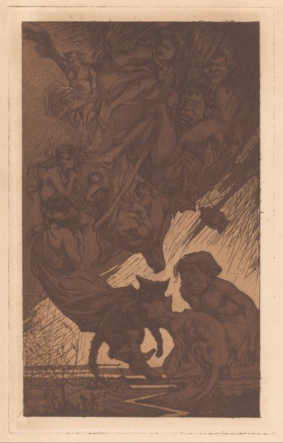 Personas flotantes, criaturas fantásticas y gatos de Johannes Josephus Aarts