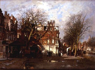 Vista Caprichosa de la Ciudad de Johannes Karel Christian Klinkenberg