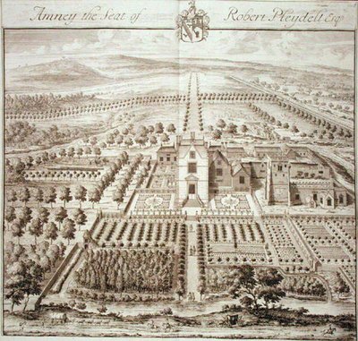 Amney, la residencia de Robert Pleydell, Esq. de Johannes Kip