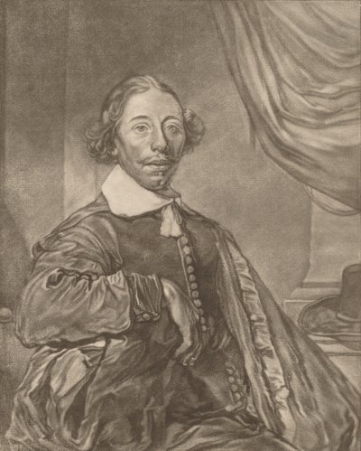 Retrato de un hombre sentado, 1771 de Johannes Kornlein