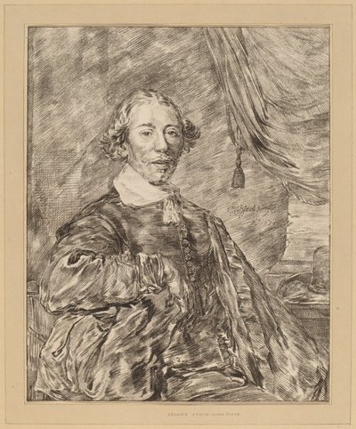 Retrato de un hombre sentado, 1771 de Johannes Kornlein