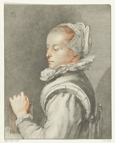 Retrato de una mujer joven de Johannes Kornlein
