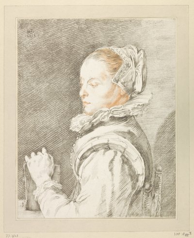 Retrato de una mujer joven de Johannes Kornlein