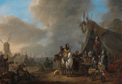 Campamento del Ejército de Johannes Lingelbach