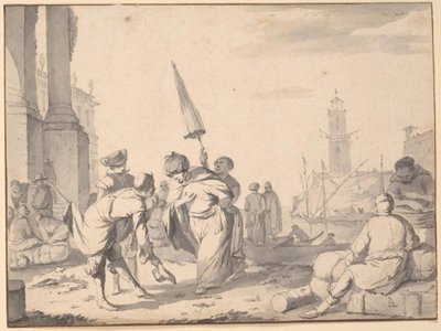 La recepción del oriental de Johannes Lingelbach