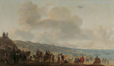 La salida de Carlos II de Inglaterra de Scheveningen, 2 de junio de 1660 de Johannes Lingelbach