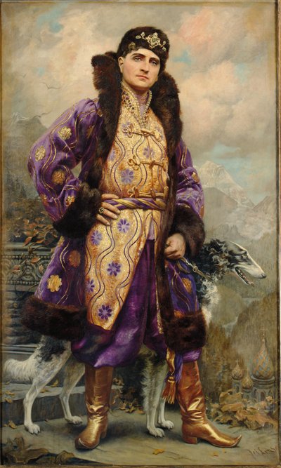 Retrato de Iusupov de Johannes Linse