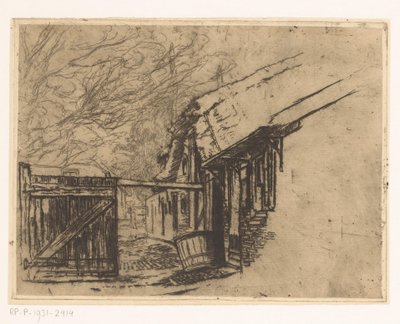 Casa de campo con techo de paja de Johannes Löhr