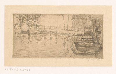 Canal con esclusa de Johannes Löhr