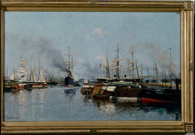 barcos en el puerto de Johannes Martin Grimelund