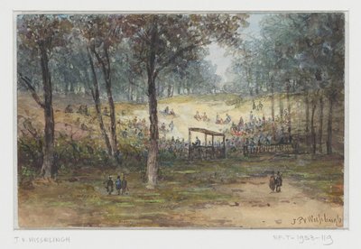 Reunión al aire libre de Johannes Pieter van Wisselingh